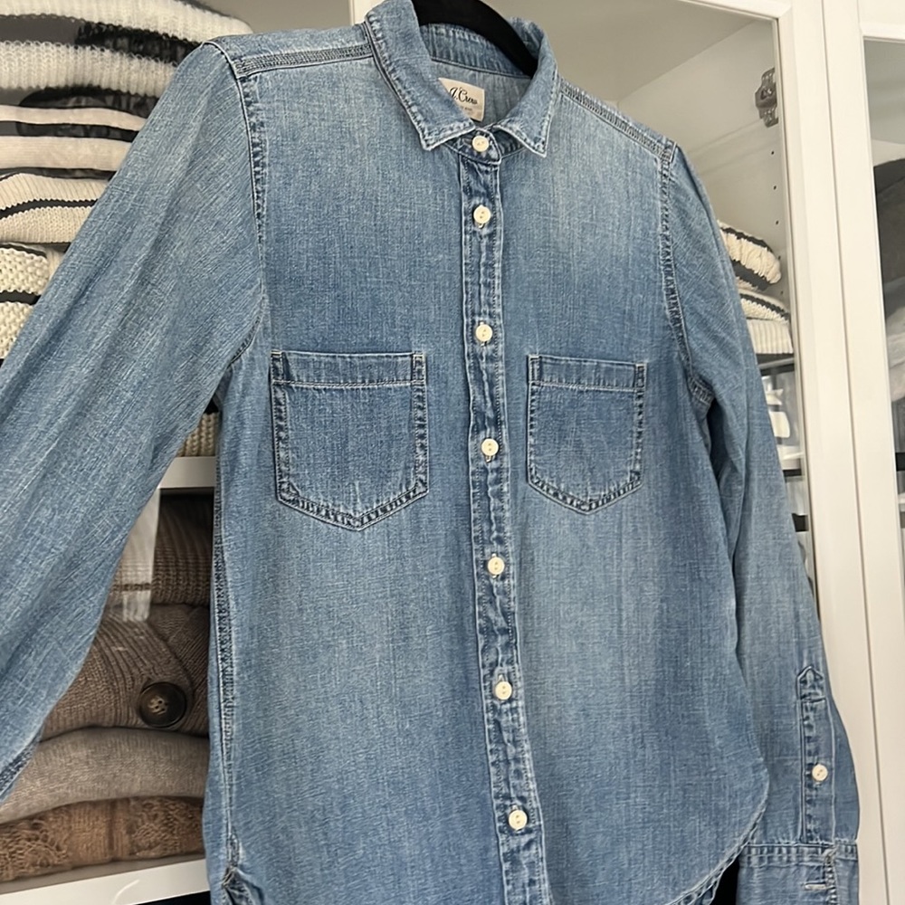 J. Crew Chambray Button Down - image 5